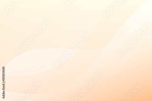 オレンジグラデーション曲線抽象背景素材やわらかいウェーブデザイン