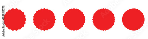  Starburst shape badge for sale sticker, discount label, price tag design, promotional starburst banner, abstract sunburst emblem for marketing and advertising graphics. Vector illustration. Eps10