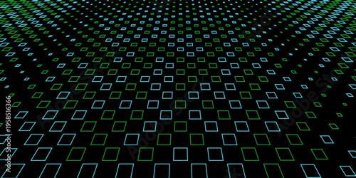 Dark Blue, Green vector background with rectangles. Glitter abstract illustration with rectangular shapes. Modern template for your landing page.