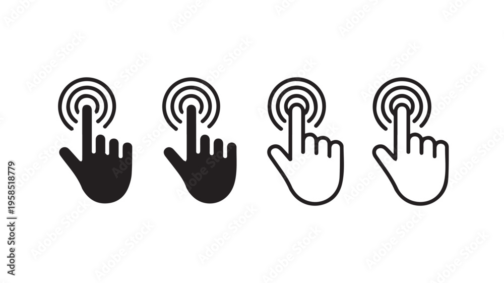 Obraz premium hands vector icon