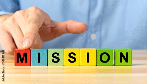 Conceptual Business Image of a Person's Hand Pointing to the Word 