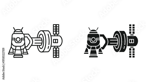 Satellite Orbiting Space Station Technology