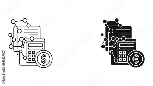 Calculator Finance Network Analysis Business Growth