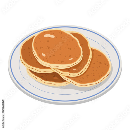 pancakes on a plate