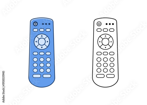 remote controller flat icon set
Vector flat icon set isolated on a white background