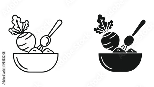 Beet Salad Preparation Food Preparation Culinary Concept