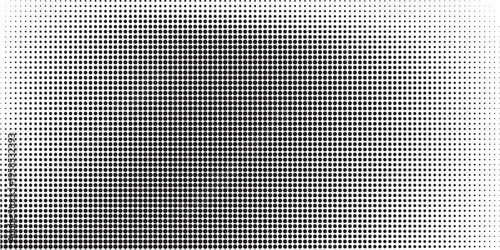 Dotted halftone gradient texture. Fading polka dot background. Repeated dots gradation pattern background. Black vanishing comic pop art overlay backdrop.
