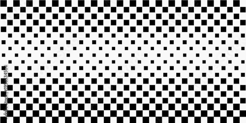 Abstract Vector Halftone Checkered Pattern Geometric Technology Background. Checkered Halftone Texture. Minimal Stylish Dynamic Technology Wallpaper