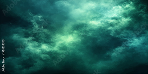 A dramatic blue sky background with white clouds and sunlight creates a beautiful nature cloudscape during a bright summer day