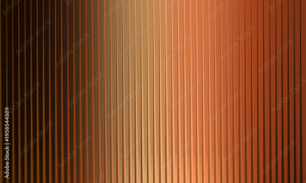 Obraz premium Soft golden vertical light rays on dark warm background texture