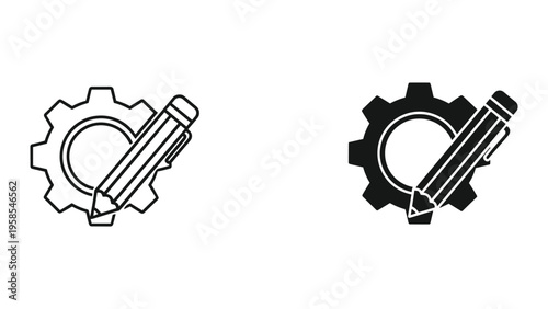 Gear Pencil Design Process Concept