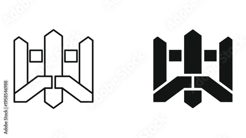 Crest Emblem Shield Heraldry Modern Symbol