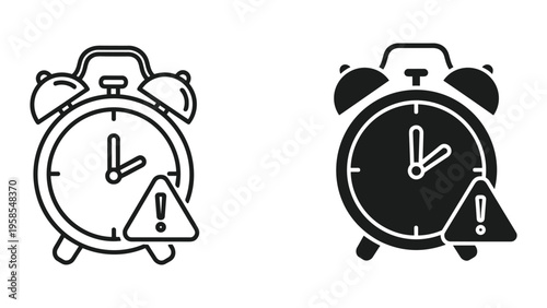 Alarm Clock Warning Symbol Alert Business Concept