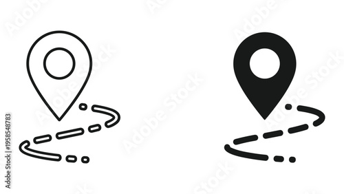 Location Pin Route Marker Business Navigation