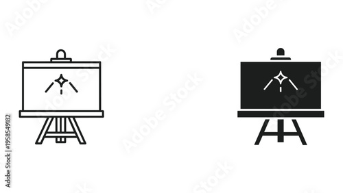 Easel Artwork Display Creativity Concept