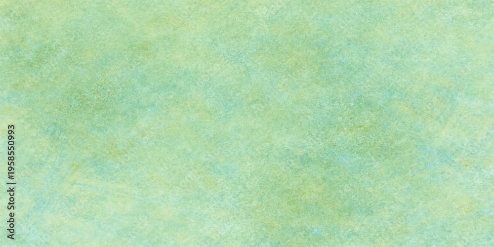 Fototapeta premium Vintage brown and green abstract watercolor paint texture on aged parchment paper with a grunge antique wall pattern design