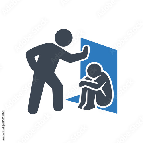 Isolation and Emotional Cornering Icon