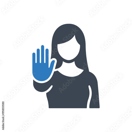 Assertion of Personal Boundaries Icon