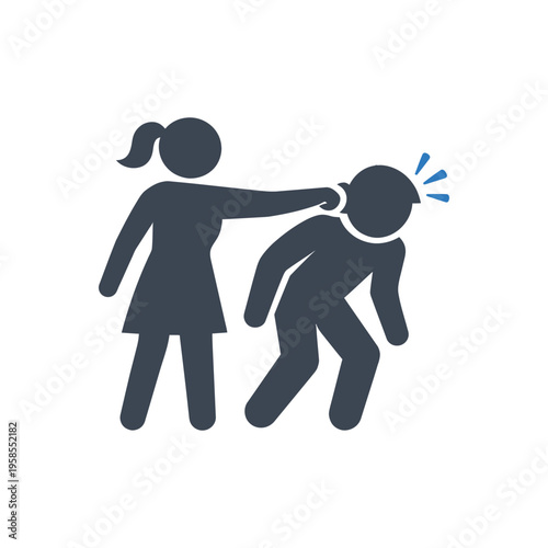 Physical Assault and Violence Icon