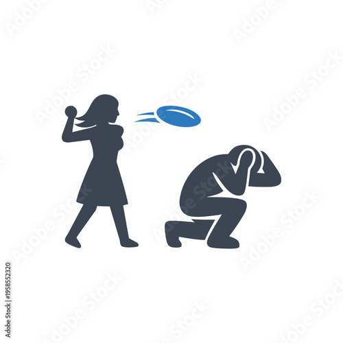 Projectile Object Aggression Icon