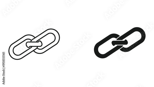 Chain Link Connection Symbol Digital Asset Business