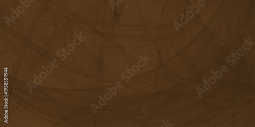 Eerie black background with billowing brown smoke on black background. old style dark brown grunge texture, brush painted . Old and grainy orange paper texture, vector,	