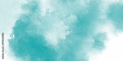 Abstract white and blue isolated cloud cumulus clouds. blue aquarelle painted realistic fog or mist smoky textured canvas design. White and ash messy wall stucco texture background.	