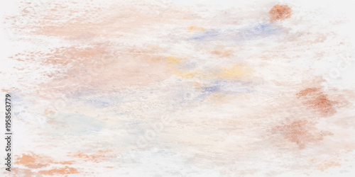 Vintage salt and pepper grunge texture with an abstract white cloud design on an aged brown parchment background