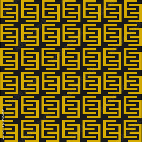 seamless pattern with geometric elements