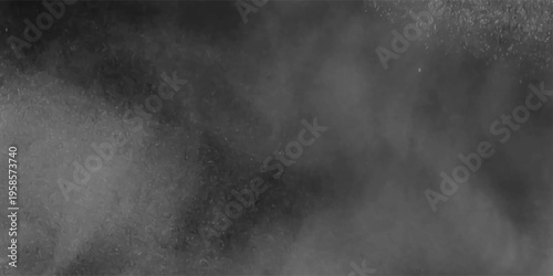 Abstract white and gray isolated cloud cumulus clouds. Gray aquarelle painted realistic fog or mist smoky textured canvas design. White and ash messy wall stucco texture background.	