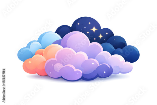 balloons in the sky