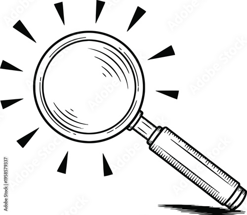 Magnifying Glass, Search Icon, Investigation Symbol, Detective Tool