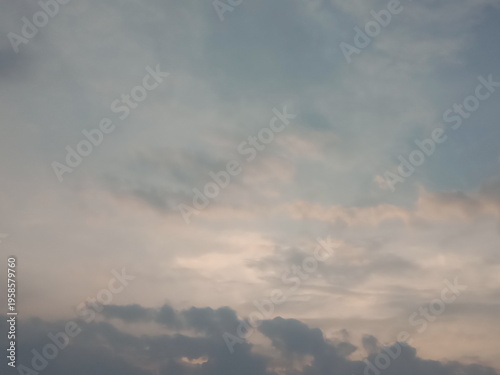 Photos Natural texture of gray clouds in a hazy sky