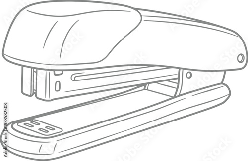 Stapler, office supplies, metal stapler, desk accessory, stationery