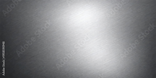 Polished steel surface with strong spotlight reflection, reflective metal texture background for technology and industry, metallic background