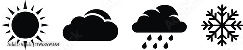 Weather icons for different conditions