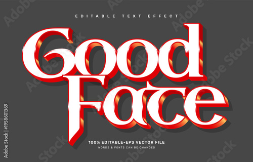 Good fate  editable text effect template