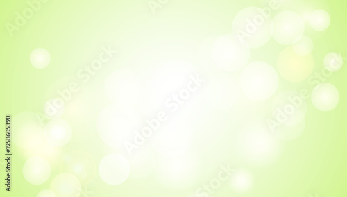 Soft green bokeh abstract background vector illustration design element for blur light effect dreamy atmosphere and modern design backdrop concept