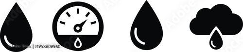 Weather and water icons
