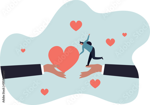 Empathy or sympathy understanding and share feeling with others, support or help community, kindness and compassion .human life and situation.