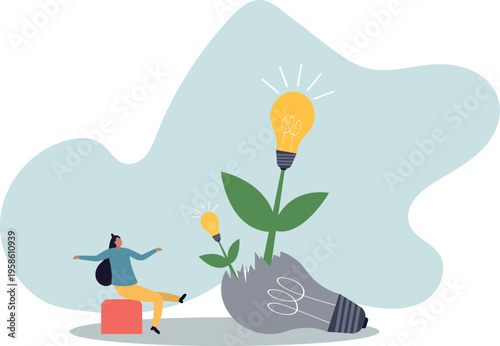 Fail to success, aspiration and effort to invent new innovation, learn from mistake or motivation to success,human life and situation.