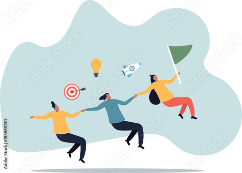 Entrepreneurship, think and develop new idea, organize and launch new innovation product,human life and situation.