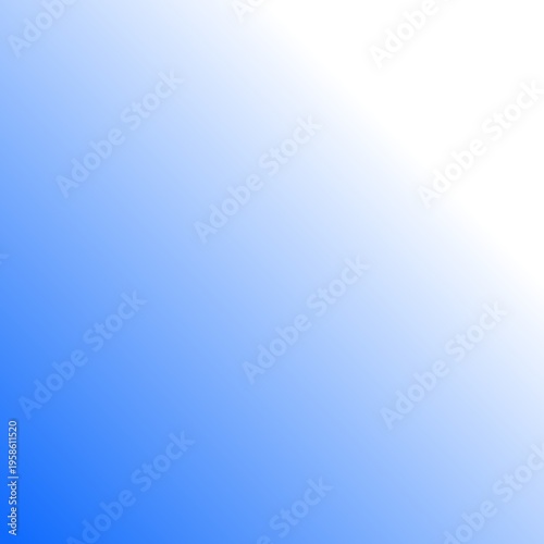 Schilderij op canvas A serene blue and white gradient background with a bright light shining from the