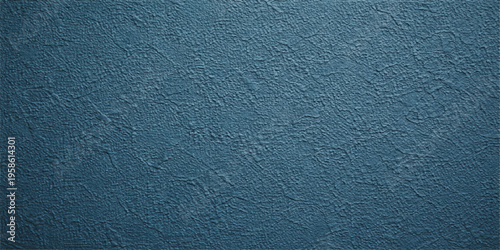 A rough blue stucco wall texture with a grunge concrete surface pattern provides an old cement backdrop for architectural design