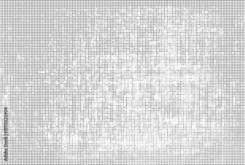 Black and white grunge halftone vector distress overlay texture