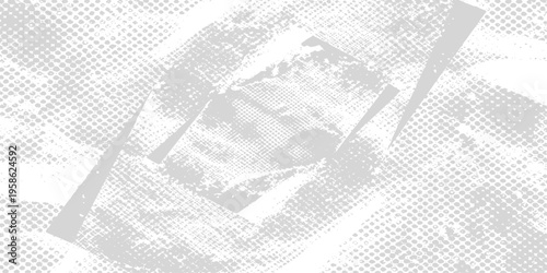 A vintage grunge backdrop featuring a black and white crumpled paper texture with a dirty old wall pattern and gray paint design elements for a textured art illustration