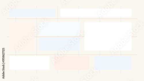 Open grid system UI background with spacious modular placement, flexible divisions, and clean contemporary structure for elegant digital layouts today