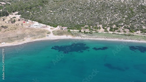 blue sea and a magnificent beach