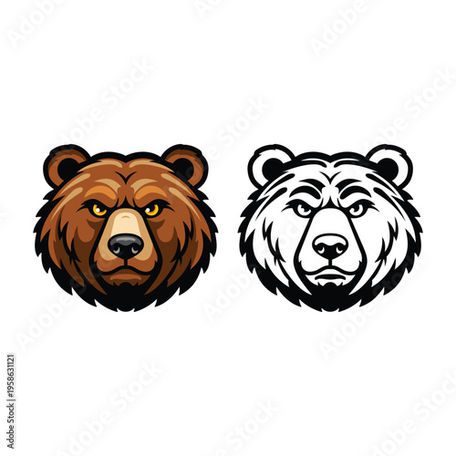 Animal Head Mascot - BEAR