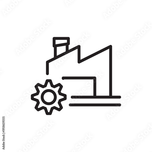 Demanufacturing icon. Circular economy tech, representing product disassembly hardware, e-waste recovery tools, component harvesting systems, sustainable manufacturing gear, and material stripping.